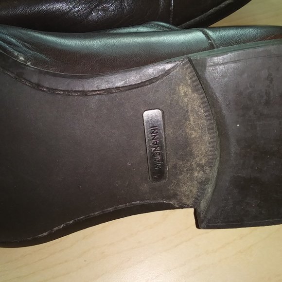 Magnanni cap toe dark brown cap toe dress oxford